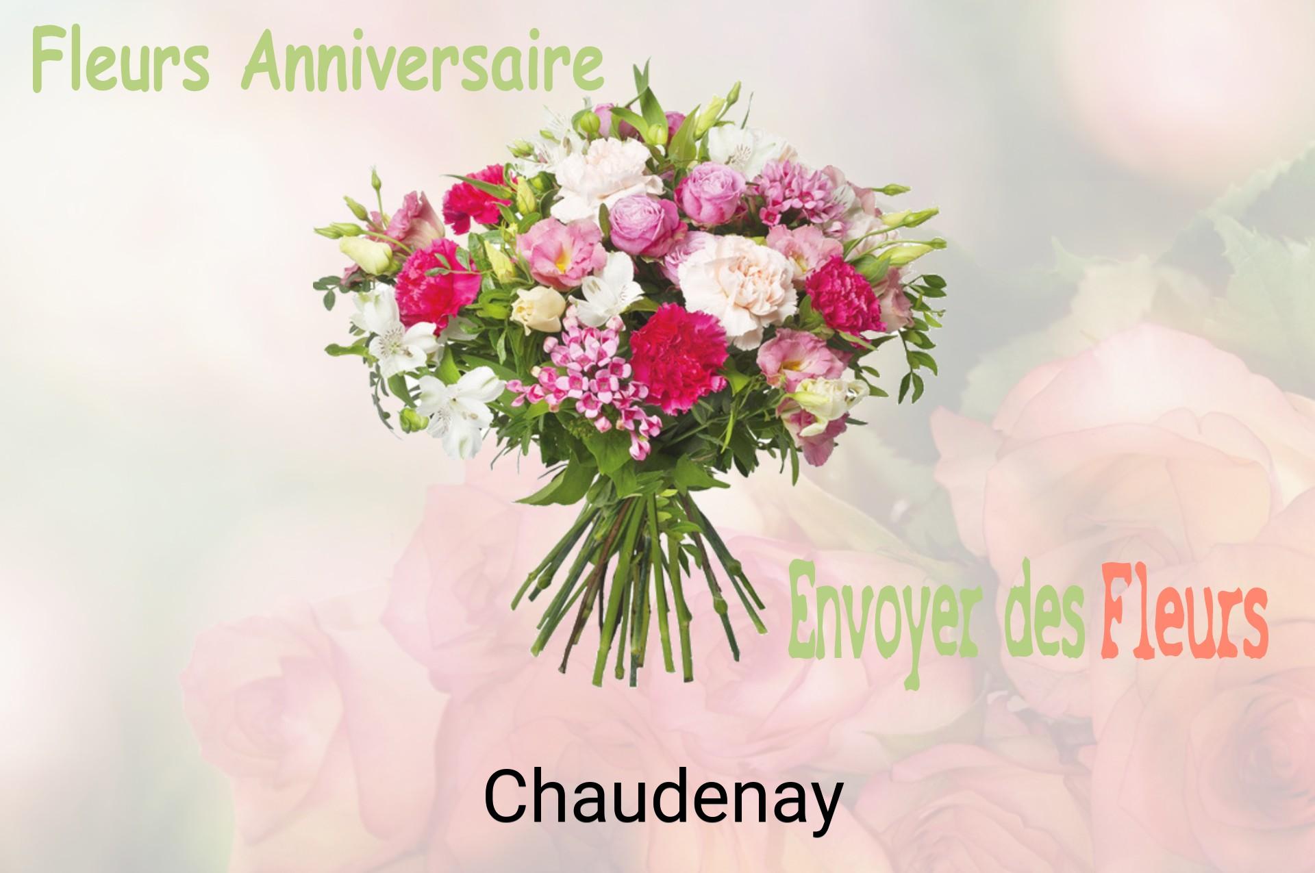 Bouquet de fleurs d’anniversaire livré à Chaudenay